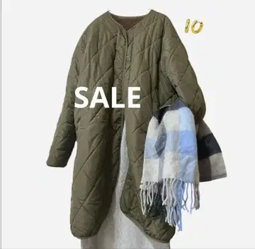 특가 가격 타임세일 새상품 리버서블 코트 퀼팅 & 에코 퍼