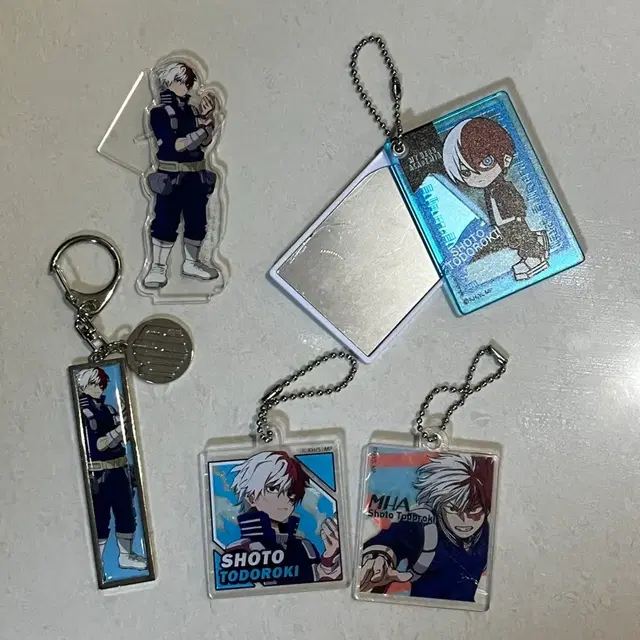 토도로키 쇼토 아크릴 키링 및 스탠드 일괄