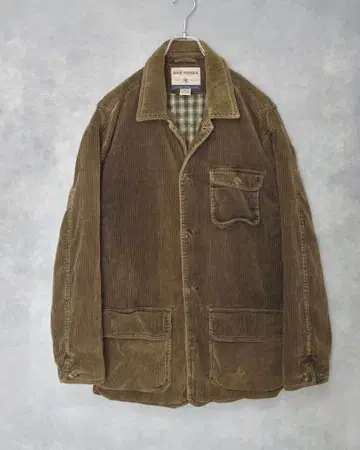 90s wide corduroy hunting jacket
