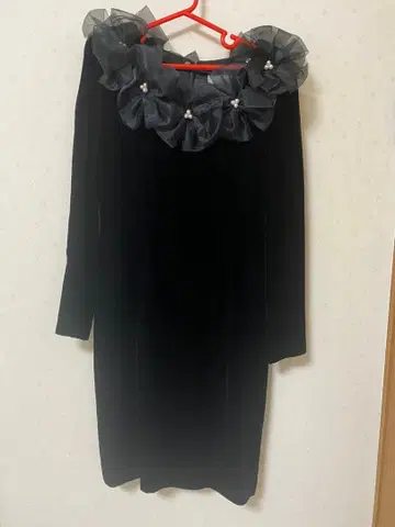 블랙 포멀 원피스