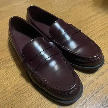 H&M 버건디 로퍼 39 사이즈