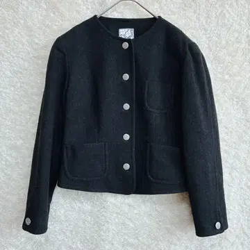 준코 시마다 노카라 자켓 9호 울 일본제