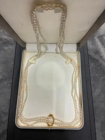 [ 유품 정리 ] 담수 펄 트리플 롱 목걸이