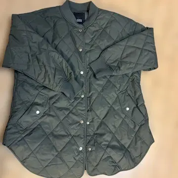 HK WORKS LONDON 퀼팅 자켓 M 올리브 그린