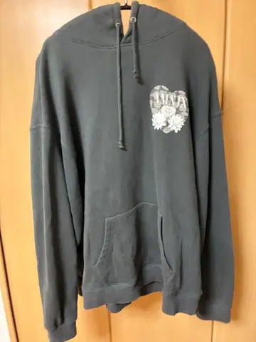 AMNJX 빈티지 블랙 후드티 히라모토 렌