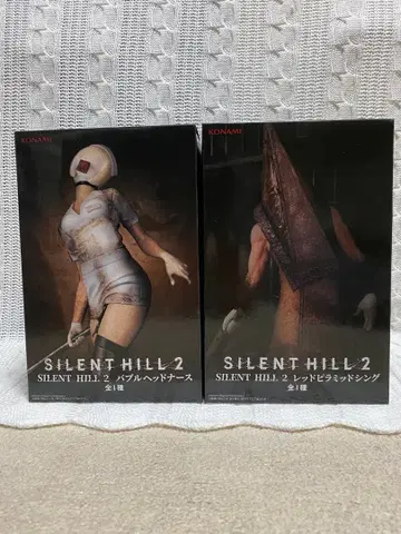 사일런트 힐 2 버블 헤드 간호사 & 레드 피라미드 싱 피규어