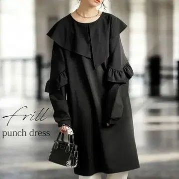 patterntorso antiqua 프릴 분또 원피스