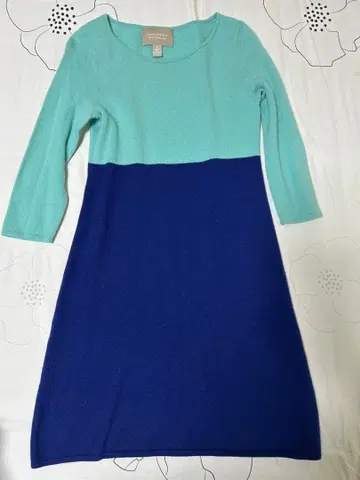 BANANA REPUBLIC 100% 캐시미어 긴팔 원피스 S