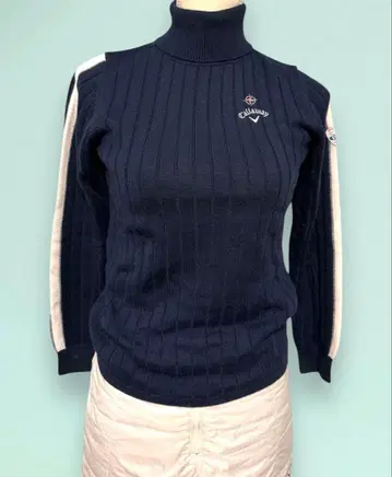 [ 새상품급 ] Callaway 네이비 터틀넥 니트 스웨터