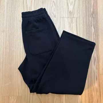 UNIQLO C 유니클로 블랙 맨투맨 와이드 팬츠 M