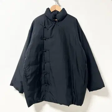 JURGEN LEHL 다운 자켓 차이나 다운 실크 블랙