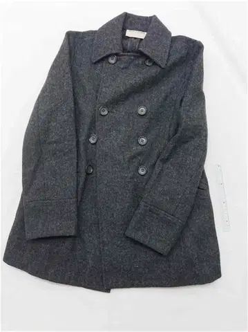 마크제이콥스 다크 그레이 울 더블 브레스트 피코트 4