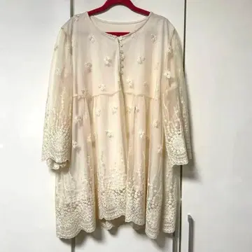 QVC 프로바돌 레이스 튜닉