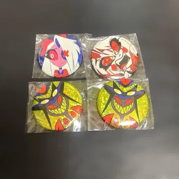 해즈빈 호텔 팝업 캔뱃지 찰리 바기 펜샤스