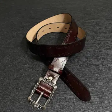 다크 브라운 가죽 벨트