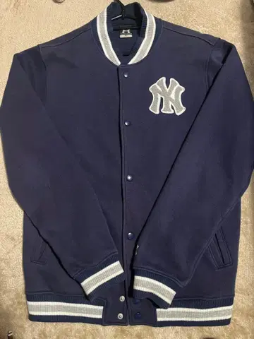 양키스 짧은 기장 바시티 자켓