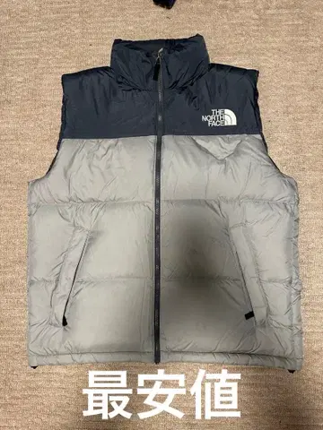 THE NORTH FACE 다운 베스트 네이비/그레이