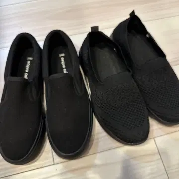 [ 새상품 ] 블랙 슬립온 세트