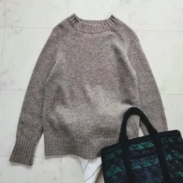 새상품급 2023년 MHL. 니트 베이지 브라운 사이즈 2 모 100%