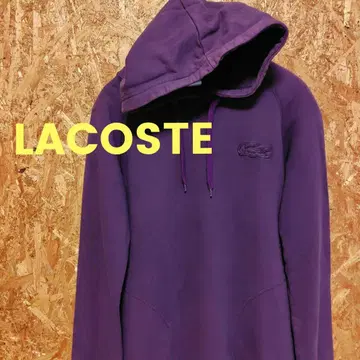 [ LACOSTE ] 후드 맨투맨 원피스 원 포인트 빅 악어 튜닉