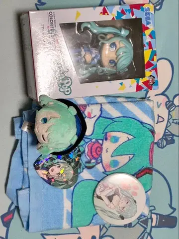 하츠네 미쿠 프로세카 피규어 타월 모치마스 캔배치 비비미쿠