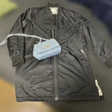 GAP 블랙 점퍼 블루종 롱