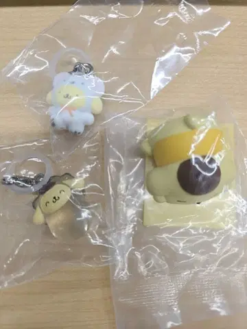 폼폼푸딩 가챠가챠 3개 세트