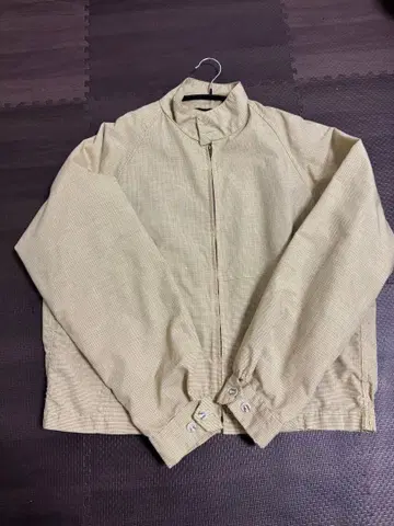 체크 무늬 아우터 L 사이즈