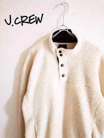J.CREW 보아 자켓 크림색