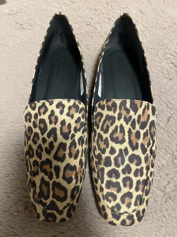 LEOPARD 레오파드 무늬 플랫슈즈 37