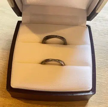 실버 반지 2개 세트