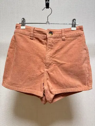 빌라봉 코듀로이 핑크 숏팬츠