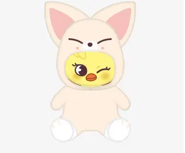 스키즈 포가리 착용 봉제 인형