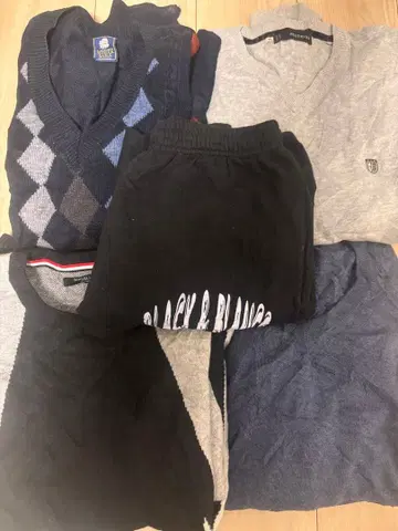 니트 믹스&맨투맨 바지 5개