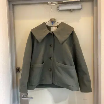 ehka sopo 카라 부착 세일러 코트