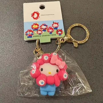 만박 산리오 미야쿠미야쿠 입체 마스코트 키링 파스텔 헬로키티