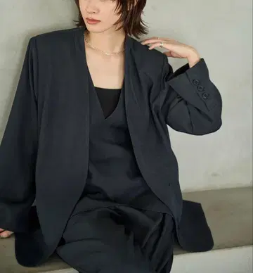 meilmadae 노카라 트윌 자켓 네이비