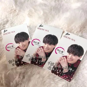 SHOW-WA 무카이야마 타케시 명함 컴플리트 묶음 구매 가능