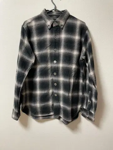 FAT 에프에이티 옴브레 셔츠 SKINNY 40 블랙 HOMBEE