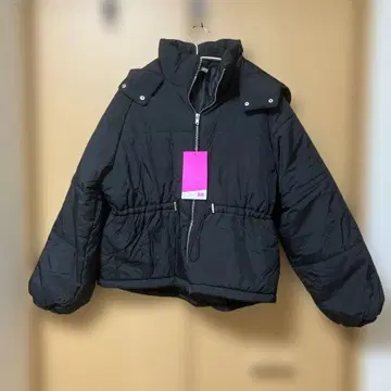 [ 미사용 ] ViVi 2PINK 블랙 다운 자켓 M 사이즈