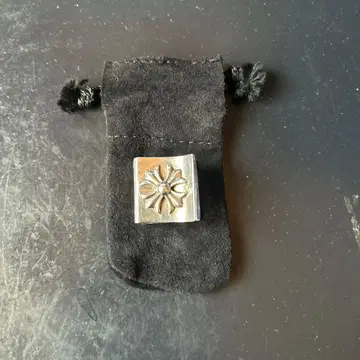 실버 헤어 클립 크로스