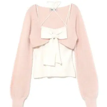 BUBBLES 버블 리본 니트 앙상블