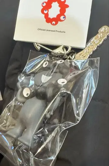 오사카 간사이 만박 블랙 미야쿠미야쿠 PVC 입체 키링 미야쿠미야쿠 만박