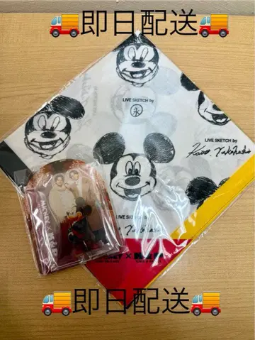 미키마우스와 King & Prince 배경 포함 아크릴 스탠드 반다나