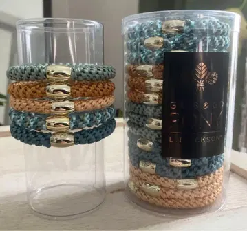 프랑스 슬랙스 머리끈