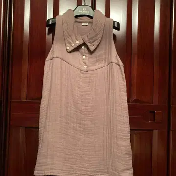 PG GAUZE 비지거즈 면 100% 원피스 룸웨어