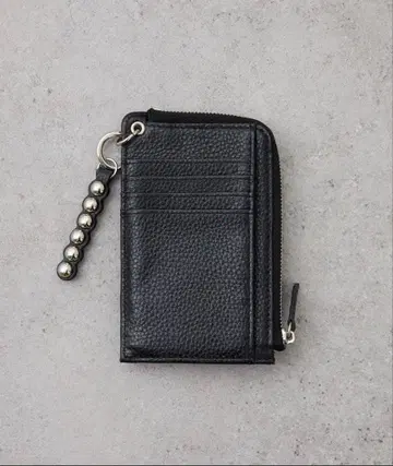 이아 파피요네 천연 가죽 스터드 프래그먼트 케이스 블랙