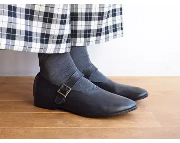 a. 에이도트 오하시 아유미 씨 원스톱2 가죽 신발 23cm 블랙