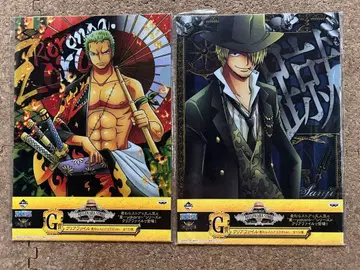 원피스 제일복권 무기와라 스토어 콜라보 츠나구 클리어 파일 세트