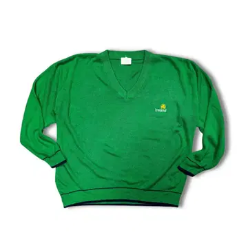 [ 아일랜드 제 ] V넥 아일랜드 니트 유로 구제 의류